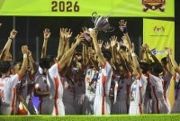 STAR meraikan kejayaan merangkul kejuaraan sulung SSH 2026 setelah menewaskan SERATAS, 6-2 dalam perlawanan akhir di Stadium Hoki Tengku Abdullah baru-baru ini. 