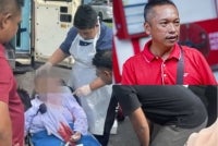 (Gambar kecil) Bapa mangsa, Mohd Firuz.