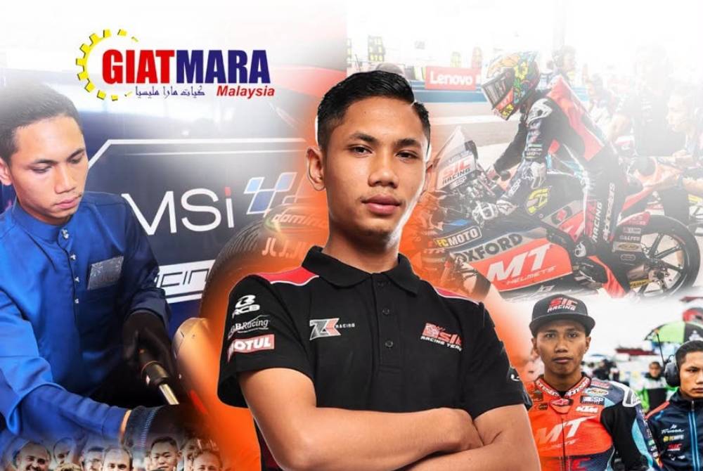 Berbekalkan kemahiran yang dipelajari dalam bidang TVET, Muhammad Firdaus kini melakar kejayaan membanggakan apabila menjadi mekanik bersama pasukan ZK Racing/MSI Racing yang beraksi di pentas perlumbaan antarabangsa. Foto: Facebook Majlis Amanah Rakyat
