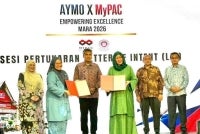 Majlis pendaftaran itu diadakan bersempena program AYMO x MyPAC: Empowering Excellence MARA 2026, yang turut menyaksikan penyerahan Surat Tawaran Tajaan MyPAC kepada pelajar FIA-ACCA serta pelantikan KPM Ayer Molek sebagai salah satu penyedia khidmat latihan MyPAC. 