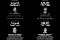 Dari kiri (atas) Cikgu Inap dan Cikgu Wong Lee Choo manakala dari kiri (bawah) Cikgu Deborah dan Cikgu Airene Umat. Foto: Facebook Jabatan Pendidikan Negeri Sarawak 