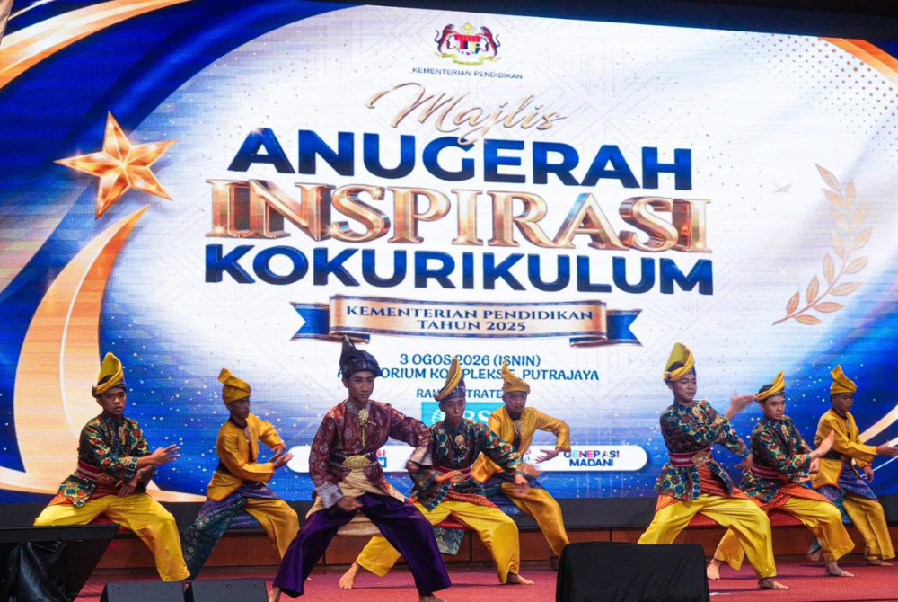 Antara persembahan yang berlangsung di Anugerah Inspirasi Kokurikulum 2025.