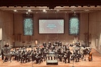 ASWO ketika menggegarkan pentas dengan persembahan orkestra di Kerkrade baru-baru ini.