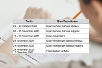 Menurut KPM, Ujian Mendengar Bahasa Melayu yang sebelum ini dijadualkan pada 30 November ditetapkan semula kepada 23 November, manakala Ujian Mendengar Bahasa Inggeris pula akan berlangsung pada 24 November berbanding tarikh asal 1 Disember. 