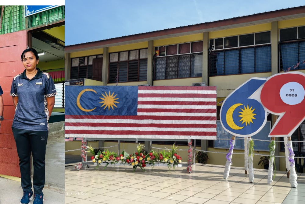 Bharaty (gambar kiri) bersama pasukan mahu menghasilkan sesuatu yang bukan sahaja melambangkan semangat patriotisme tetapi turut membawa mesej kelestarian alam sekitar. 