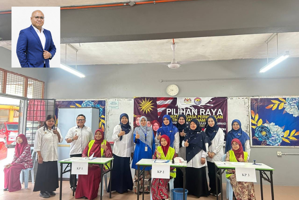 Tahun ini, lima calon bertanding merebut jawatan Pengerusi JPTE, dengan keseluruhan proses pengundian dijalankan seperti Pilihan Raya Umum sebenar, lengkap dengan sokongan Akademi Suruhanjaya Pilihan Raya daripada pendaftaran pengundi hinggalah ke peti undi. Foto hiasan. Gambar kecil: Dr Muhammad Afif