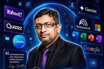 Vinothan berharap teknologi dan AI dapat menjadi jambatan yang merapatkan jurang pendidikan. Kemajuan digital seharusnya membuka peluang yang lebih luas kepada semua murid untuk belajar, berkembang dan mencapai potensi masing-masing.
