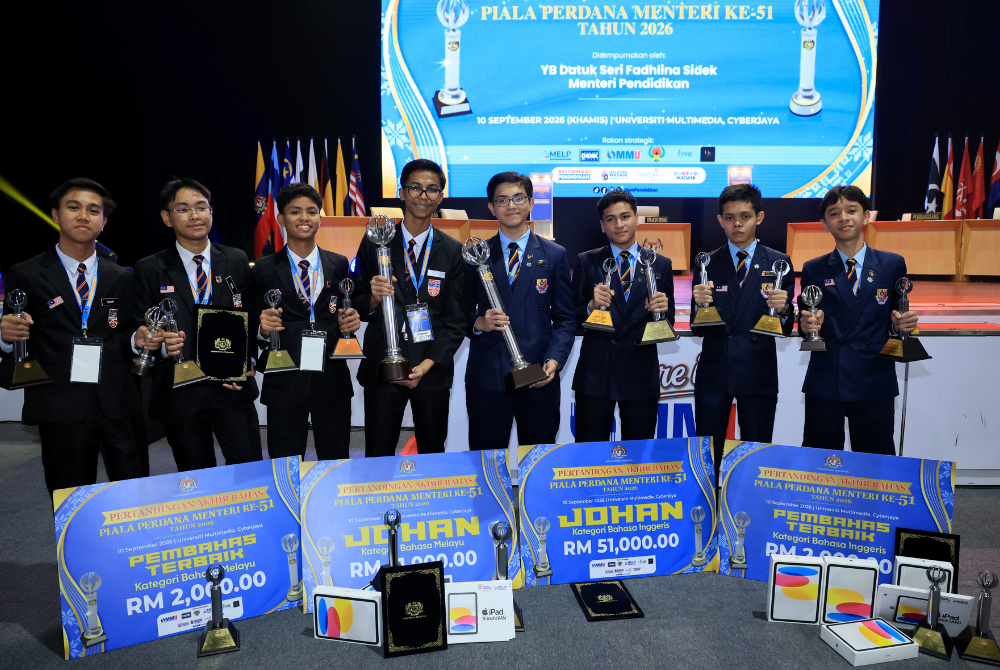 SM Sains Selangor, SAS kuasai pentas Bahas Piala Perdana Menteri ke-51.