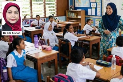 PISA 2025 yang diumumkan pada 8 September lalu memberikan satu gambaran yang wajar diberi perhatian serius terhadap sistem pendidikan negara. - Foto hiasan. Gambar kecil: Dr Siti Aishah