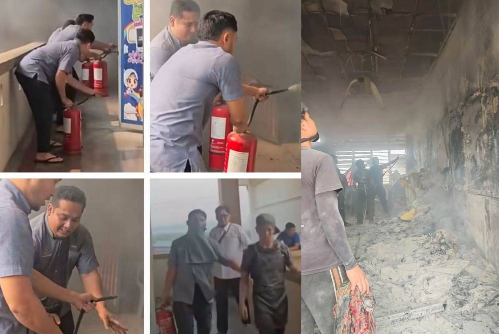 Fadhlina turut menghargai tindakan pantas guru SK Setia Alam, yang membantu mengawal kebakaran sementara menunggu pasukan bomba tiba.