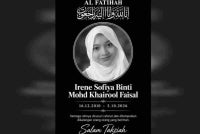 Irene Sofiya seorang pelajar yang sangat fokus dalam pembelajaran selain aktif menyertai aktiviti sekolah.
