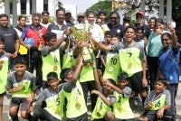 SJKT Chettiars A muncul johan kategori Lelaki Kejohanan Bola Sepak Bawah 12 Tahun SJKT Kinta Utara Piala Ahli Parlimen Tambun baru-baru ini. 