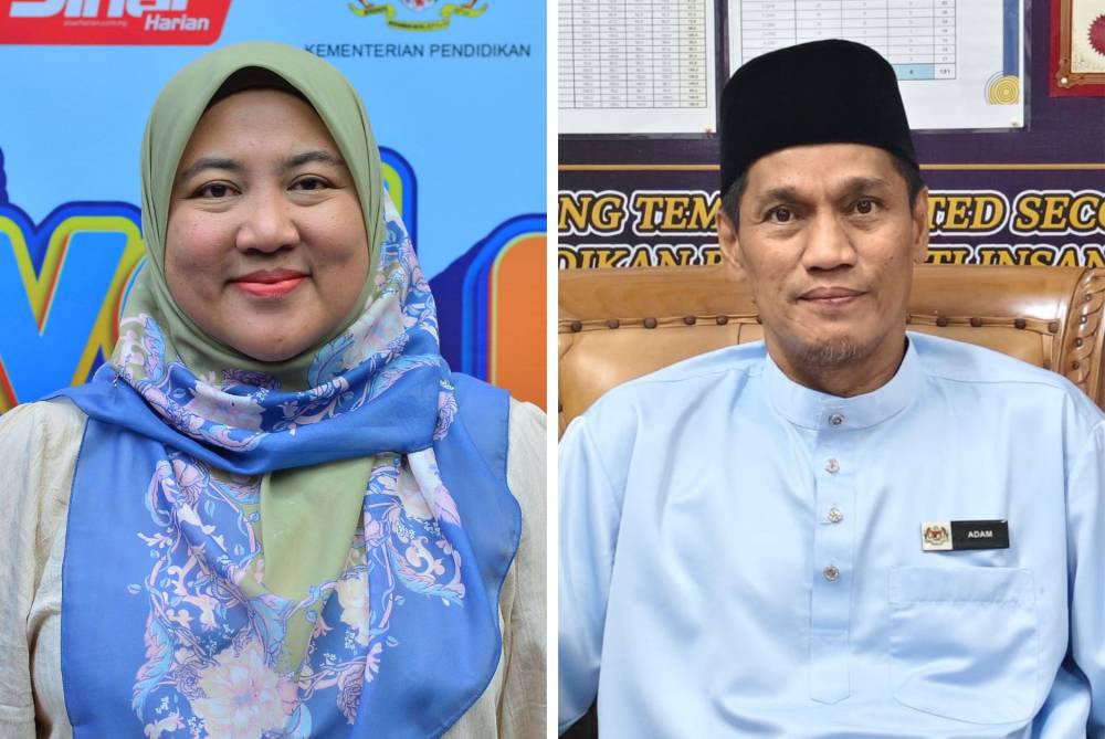 Dari kiri Marzita dan Adam. FOTO: ASRIL ASWANDI SHUKOR