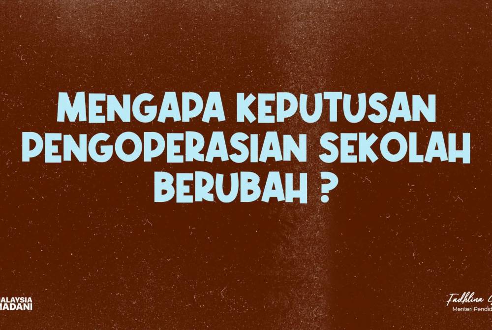 Soal jerebu ini bukan sekadar soal sekolah nak buka atau tutup. Kita bercakap tentang kesihatan, keadaan udara dan macam mana negara nak uruskan bencana. - Fadhlina