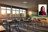 Sekolah yang menerima sedikit aduan tidak semestinya sekolah yang tidak mempunyai masalah. Dalam sesetengah keadaan, angka yang rendah juga boleh menimbulkan satu lagi persoalan: adakah murid benar-benar berasa selamat untuk bercakap? Foto: Canva. Gambar kecil: Dr Mastura 