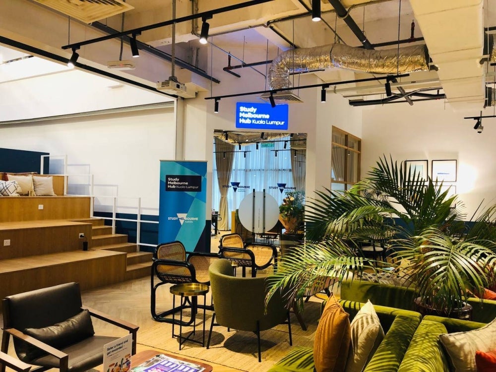 The hub is meant to support international students who are currently studying online with Victorian education institutions by providing a shared and physical location for students to connect and engage with others, (Photo by Study Melbourne Hub)