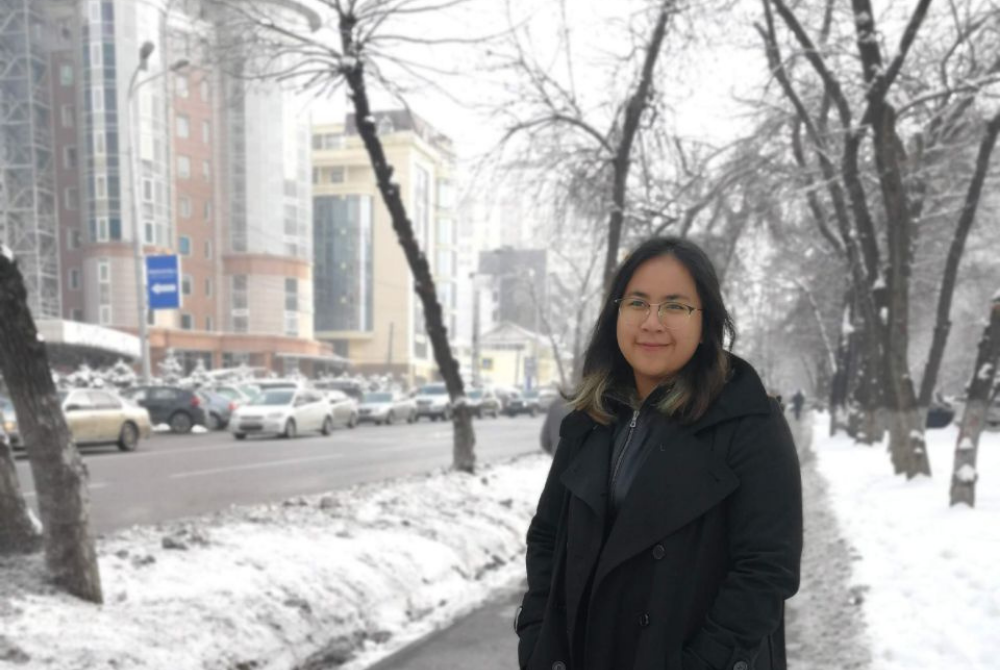 Zafira during her visit to Almaty, Kazakhstan in 2019 just before Covid hit the world. 