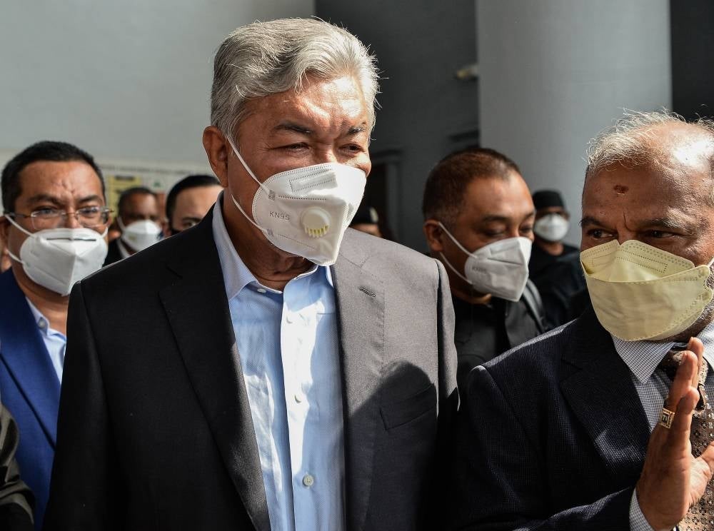 Datuk Seri Dr Ahmad Zahid Hamidi said he accepted the High Court's decision which ordered him to enter his defence on 47 criminal breach of trust (CBT), corruption and money laundering charges involving tens of millions of ringgit of funds from his charity foundation Yayasan Akalbudi. - BERNAMA