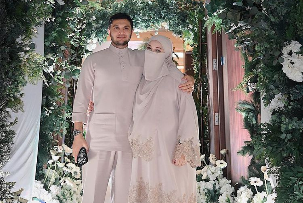 Neelofa, 32, and her husband Muhammad Haris, 26, who is also known as PU Riz, 26 welcome their firstborn Muhammad Bilal on Jan 29. - Pic: FACEBOOK/NEELOFA