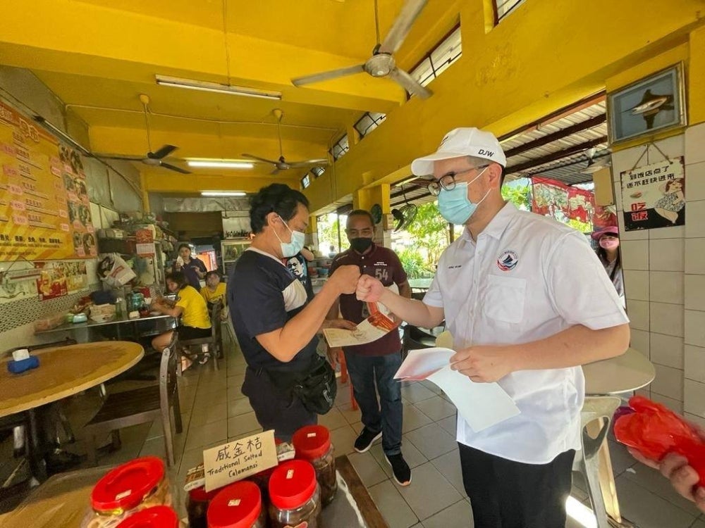 Warisan vice president Junz Wong said the party has yet to decide on contesting in the Johor state elections. - Photo courtesy of Junz Wong's Facebook.