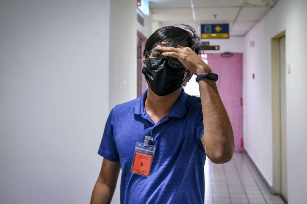 Ahmad Tarmizi Mohd, 28, pleaded guilty in the Kuala Terengganu Sessions Court to two charges of uploading pornographic video content and pictures using the Google Drive app five years ago with intent to offend others. - BERNAMA 