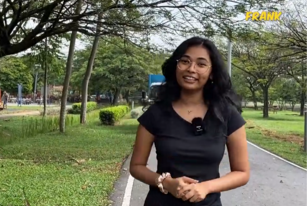 Roshinee during an interview with Sinar Daily's Politically Frank.