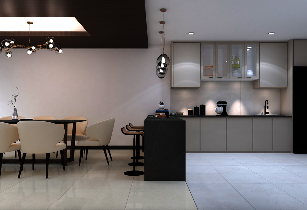 The application of contrasting design 