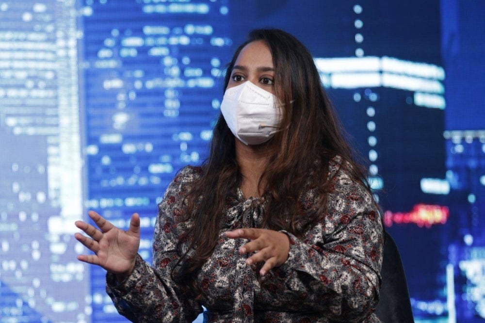 Muda vice president Dr Thanussha Francis Xavier during the Wacana English Edition titled "Johor Polls: Emergence of a new power?".