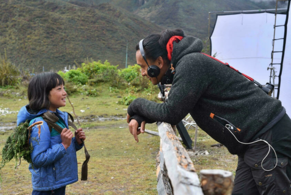 Lunana: A Yak in the Classroom", directed by Pawo Choyning Dorji, is the first Bhutanese film ever nominated for an Academy Award and was shot on location in Bhutan - Lunana Team/AFP