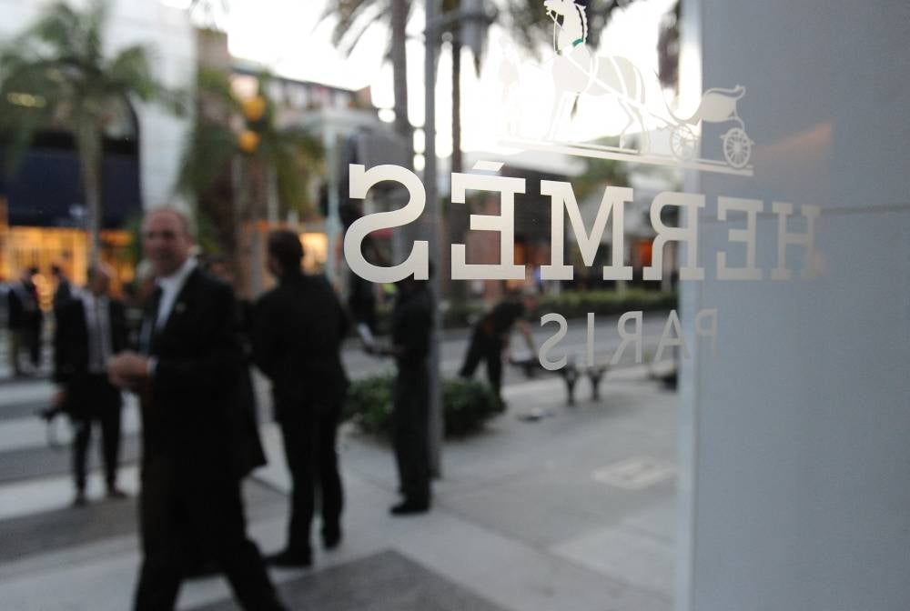 Hermes boutique. - AFP
