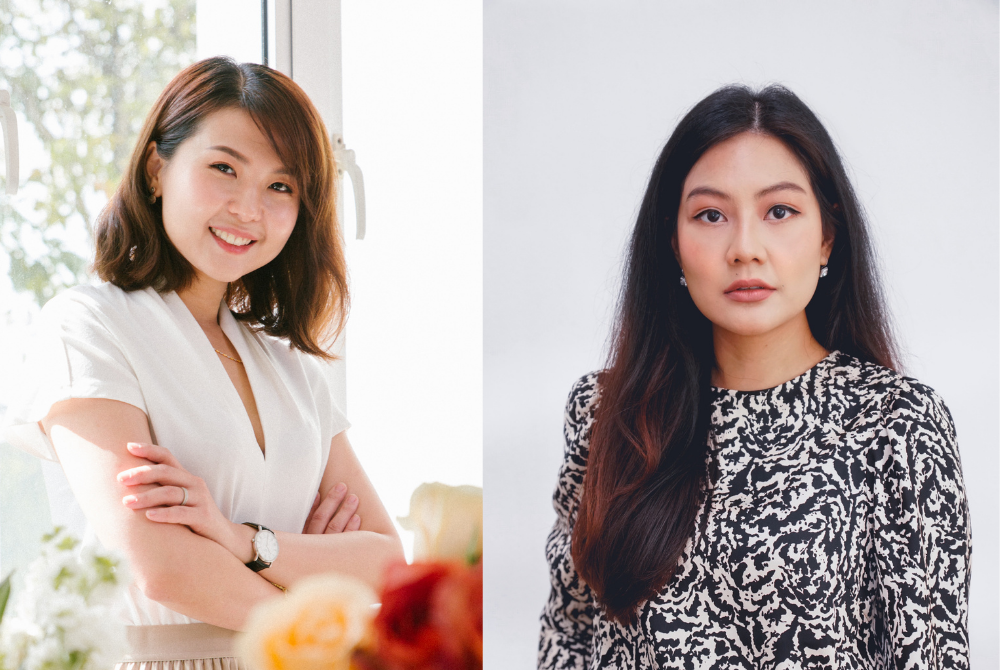 BloomThis co-founder and managing director, Penny Choo and WOMEN:girls executive director Izza Izelan 