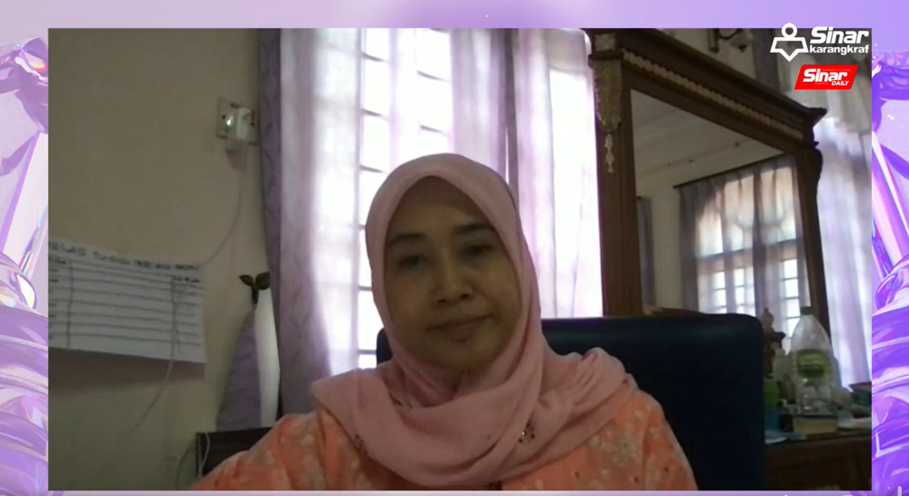 Umno Supreme Council member Datuk Khaidhirah Abu Zahar during Sinar Daily talk show. 