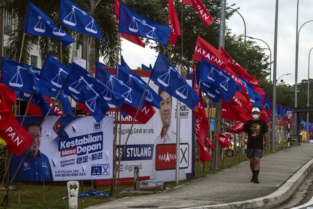 Some 2.59 million Johoreans are eligible to vote this March 12, with 36,729 of them being postal voters. - Bernama Photo.