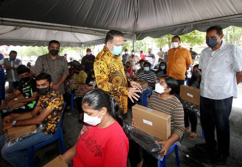 MIC president SA Vigneswaran said the party will file a petition with the Election Commission for a recount in the Bukit Batu seat. - Bernama Photo