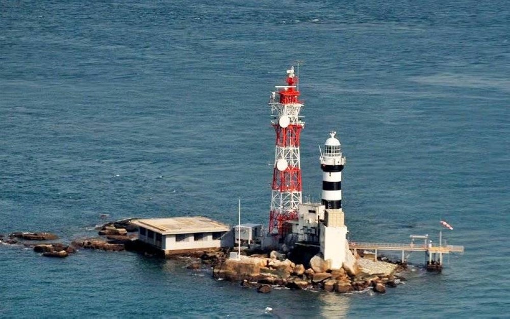 A lighthouse on Pulau Batu Puteh (known as Pedra Branca in Singapore) located in the South China Sea off the eastern coast of Johor. - AFP