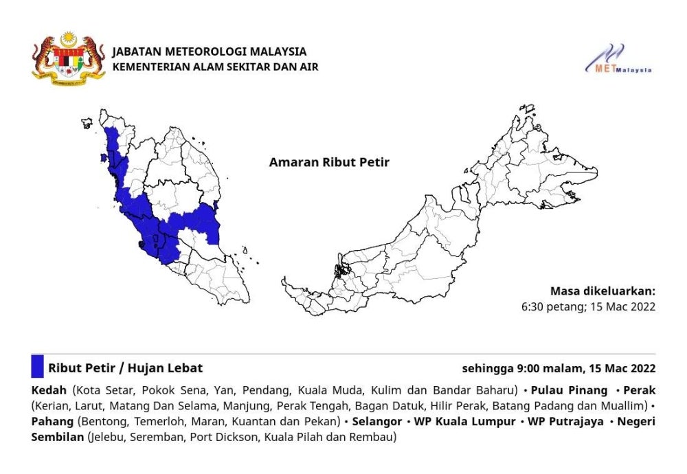 Photo source: MetMalaysia`