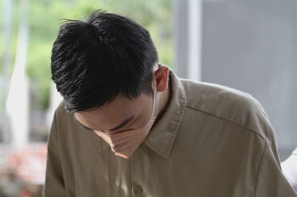 College student Lo Yen Hue, 24, claims trial at the KL magistrate's court to driving under the influence of alcohol that resulted in the death of a DBKL sub-contractor, last Saturday. - BERNAMA