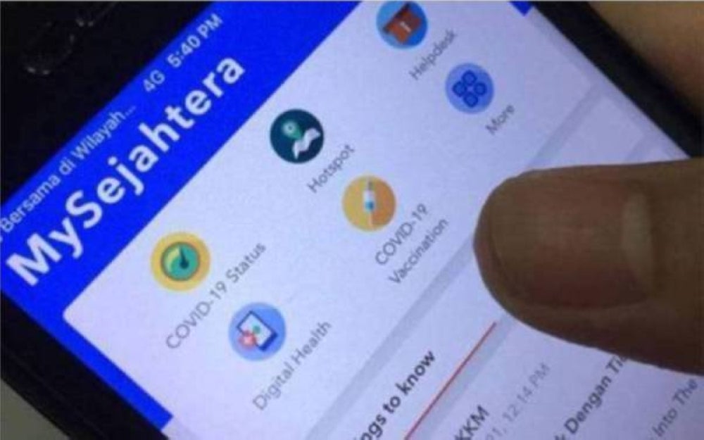 MySejahtera contact tracing app was develop in Aug 2020