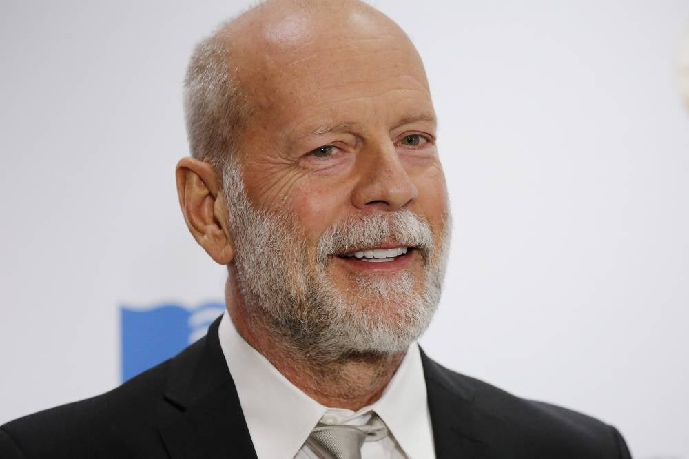 Actor Bruce Willis announced that he will be stepping away from the big screen because of cognitive difficulties. - AFP