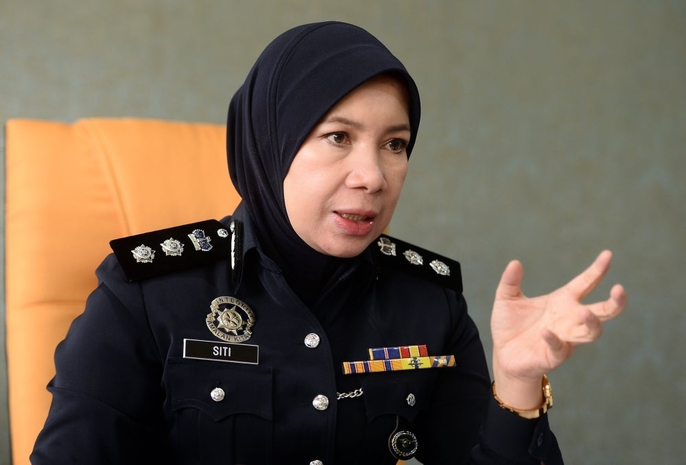 Bukit Aman Chief Assistant Director of the Sexual, Women and Children Investigation Division (D11) Assistant Commissioner Siti Kamsiah Hassan
