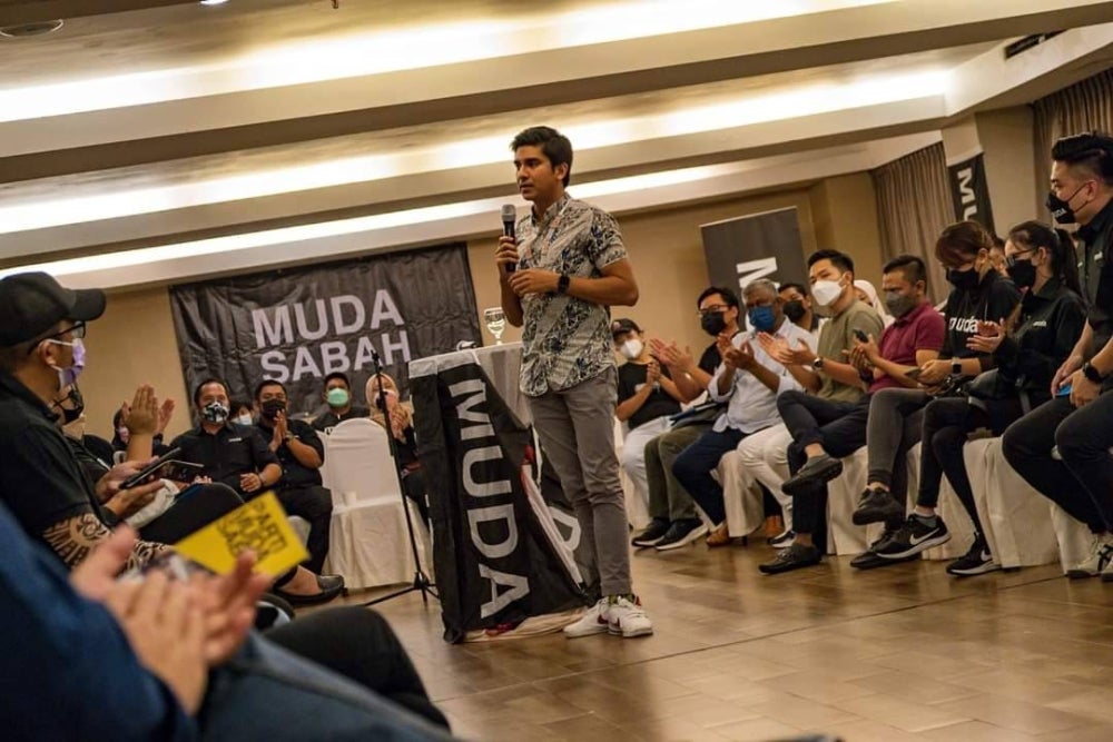 Saddiq during the townhall last night. 