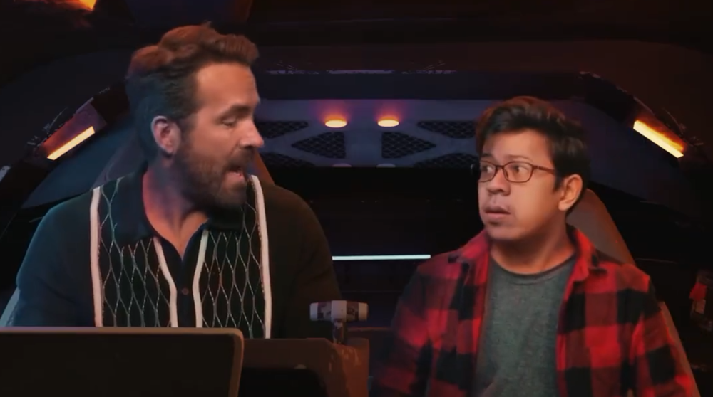Sofian managed to convince Ryan Reynolds to act opposite him in one of the videos during a press junket when the actor was promoting his new Netflix movie released, The Adam Project. - Picture Source: Screengrab of Sofian's video