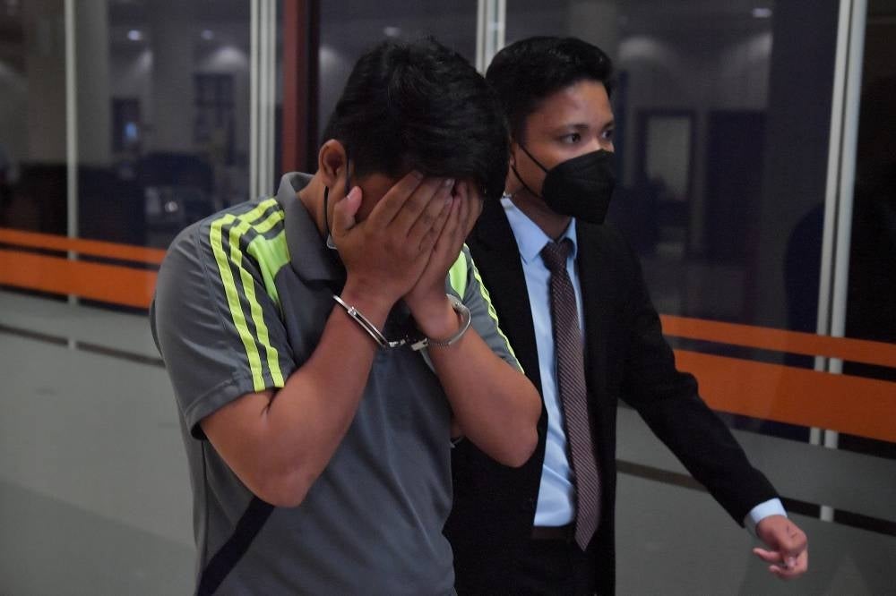 Former Felda supervisor Muhammad Aizat Ziadi, 33, pleaded not guilty to falsifying documents on the receipt list for cash deposit payments to settlers two years ago. - BERNAMA
