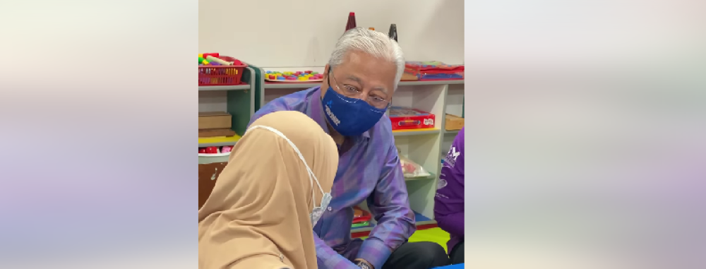Prime Minister Ismail Sabri Yaakob paid a courtesy visit to Bella at her new care home in Seremban. Picture Source: Ismail Sabri's Facebook