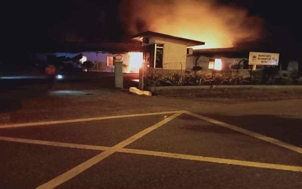 The fire involved a dormitory for the students of Maahad Tahfiz Sulaimaniyyah Rayyaj Bombalai, Tawau.