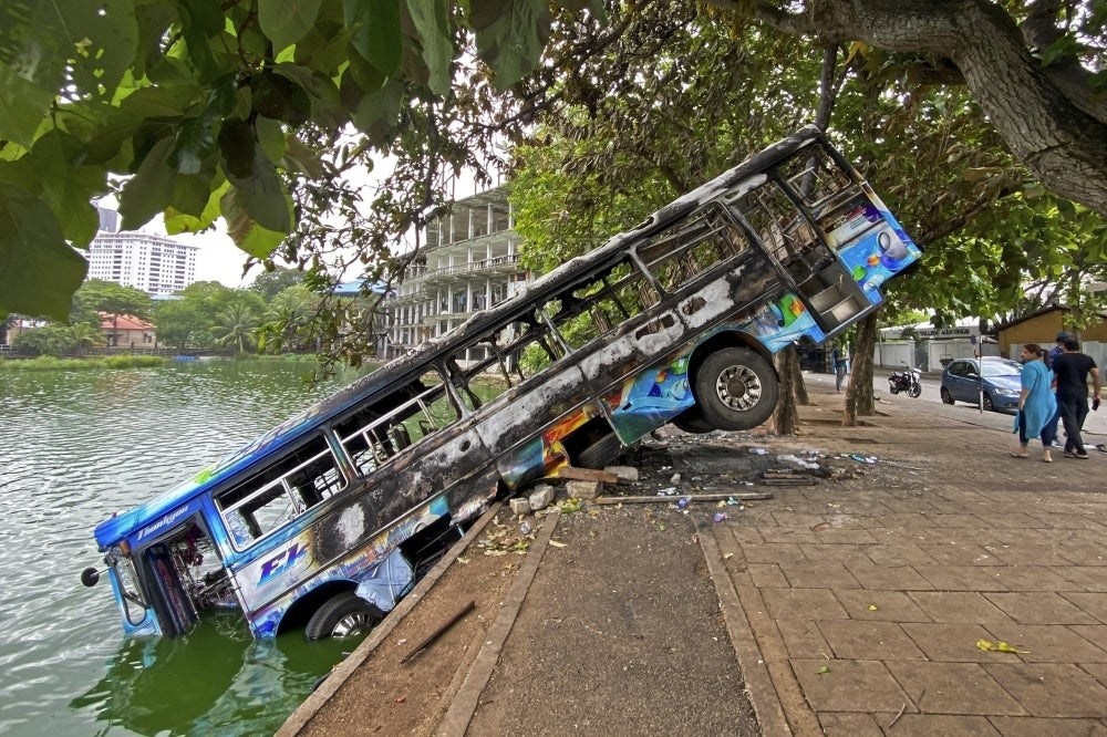 Sri Lanka unrest as hostage and inflation grows. AFP pic