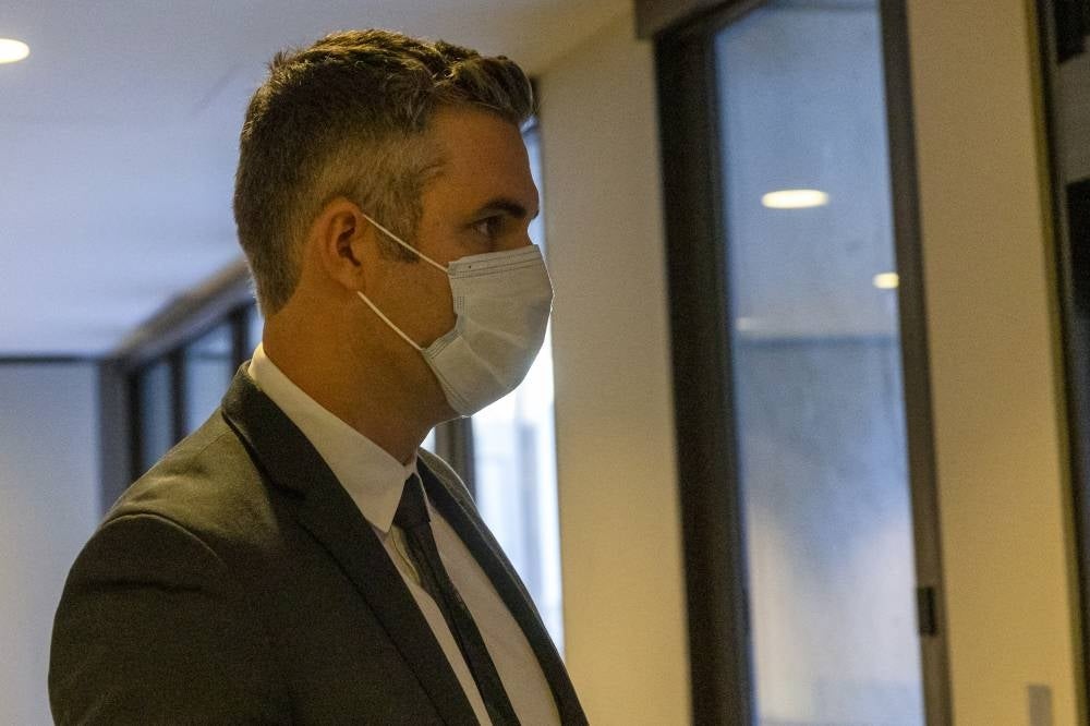 Former Minneapolis police officer Thomas Lane at the US District Court in St. Paul, Minnesota, on Jan 11, 2022. - AFP