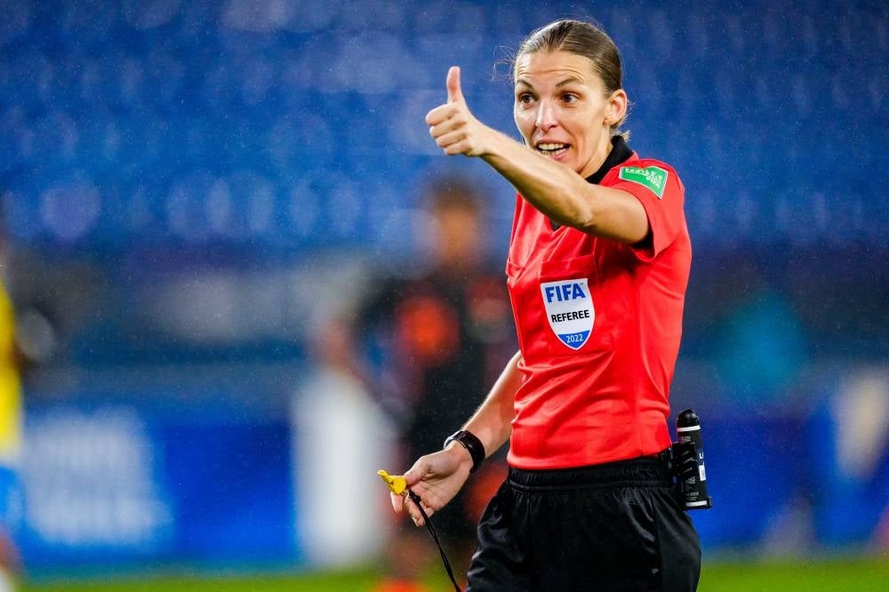 Stephanie Frappart. Photo source: FIFA