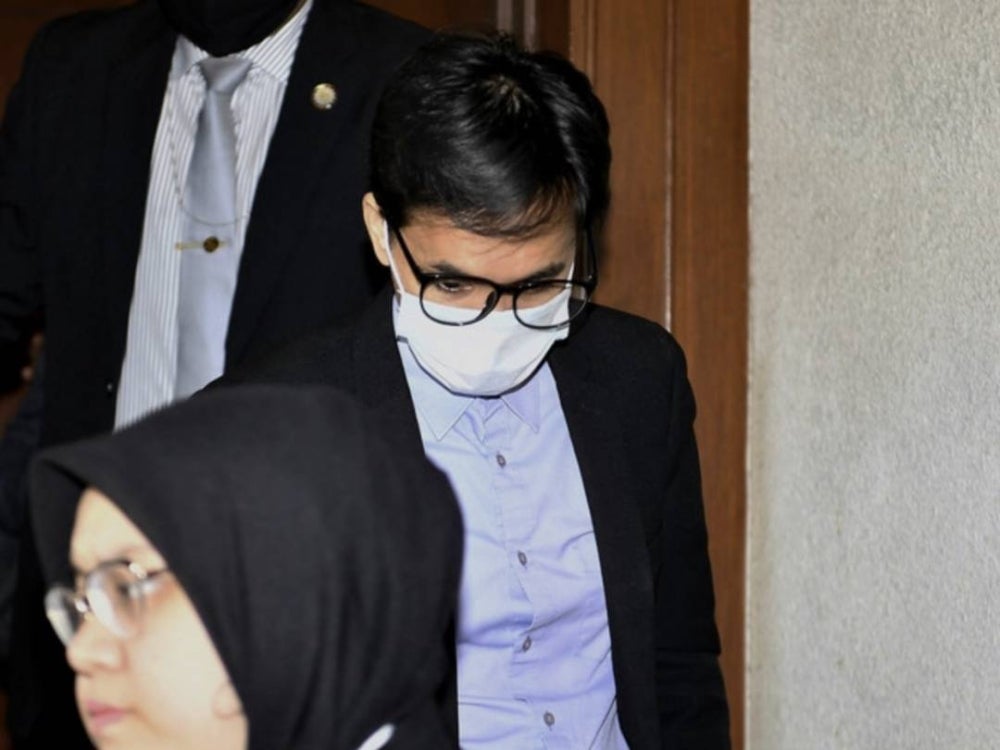 Wafiy Abd Aziz in court on Sept 18, 2020. - Photo: BERNAMA