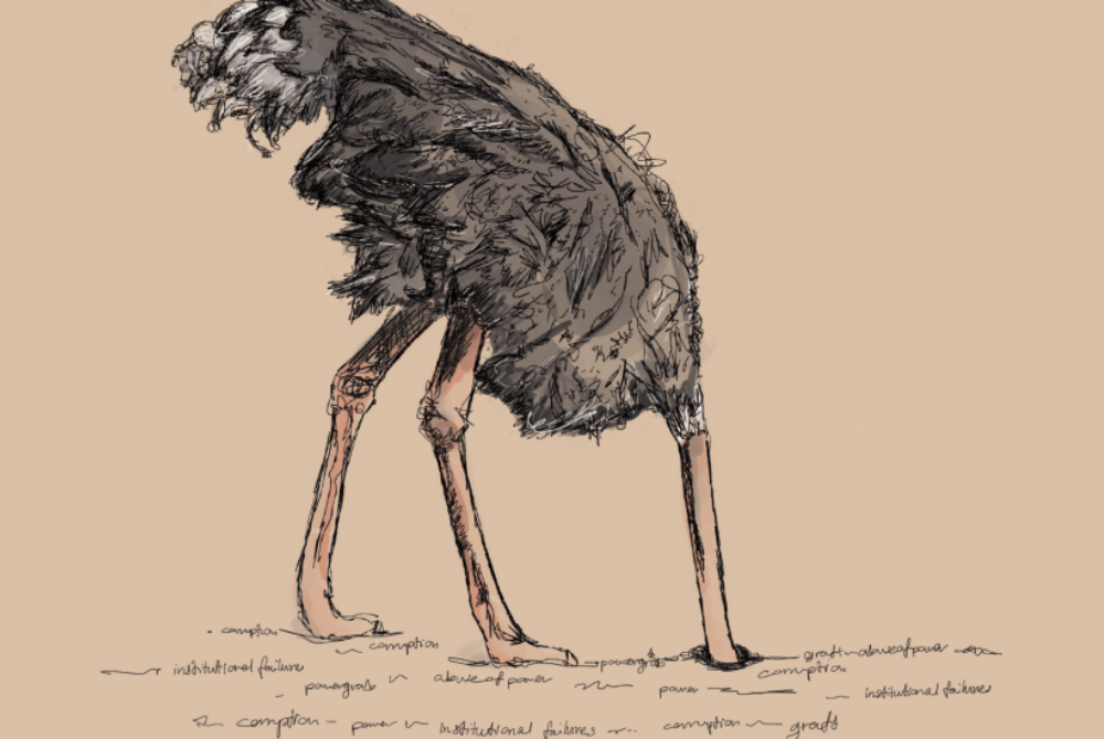 Are we burying our heads in the sand? (Cover art by Darsh Kanda)